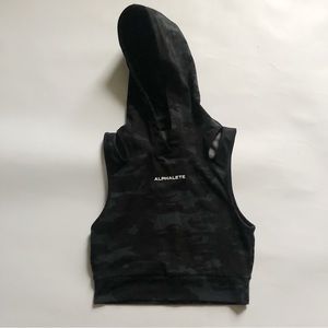 Alphalete Sleeveless Crop Hoodie Small